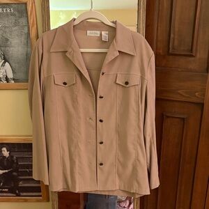 Vintage Light Brown Utility Jacket